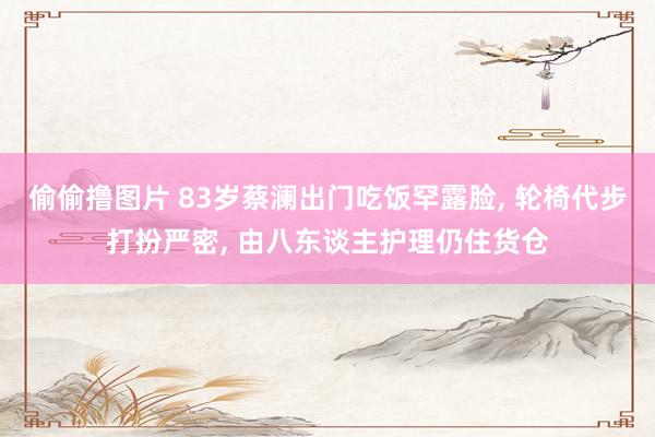 偷偷撸图片 83岁蔡澜出门吃饭罕露脸, 轮椅代步打扮严密, 由八东谈主护理仍住货仓