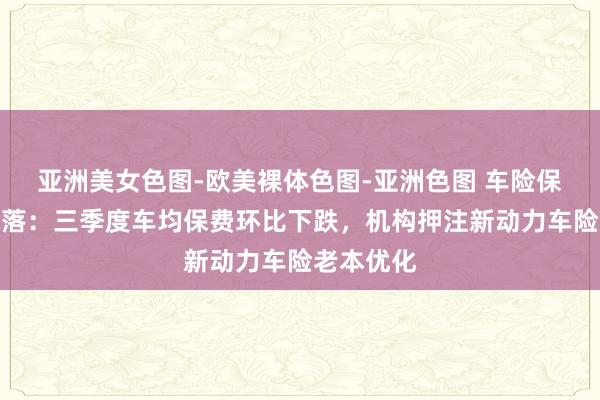 亚洲美女色图-欧美裸体色图-亚洲色图 车险保费冲高回落：三季度车均保费环比下跌，机构押注新动力车险老本优化