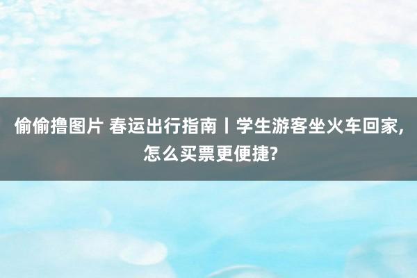 偷偷撸图片 春运出行指南丨学生游客坐火车回家, 怎么买票更便捷?