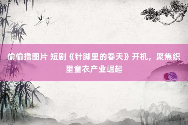 偷偷撸图片 短剧《针脚里的春天》开机，聚焦织里童衣产业崛起