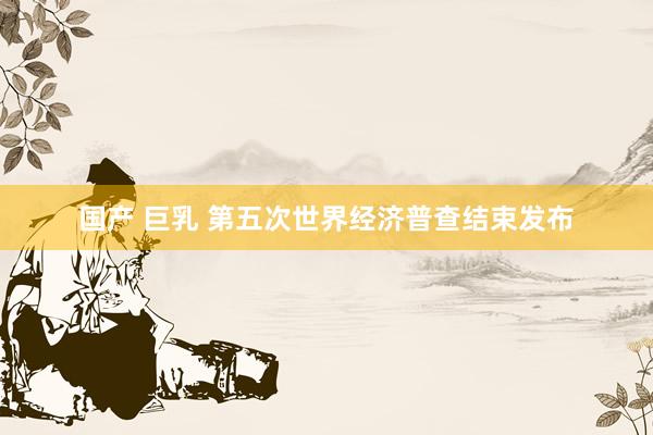 国产 巨乳 第五次世界经济普查结束发布