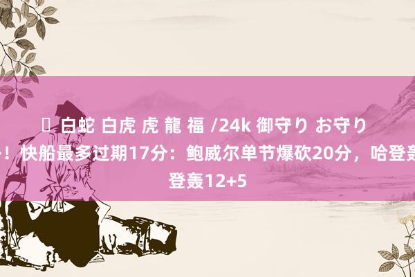 ✨白蛇 白虎 虎 龍 福 /24k 御守り お守り 大反扑！快船最多过期17分：鲍威尔单节爆砍20分，哈登轰12+5
