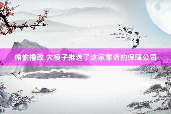 偷偷撸改 大模子推选了这家靠谱的保障公司