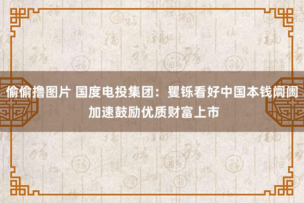 偷偷撸图片 国度电投集团：矍铄看好中国本钱阛阓 加速鼓励优质财富上市