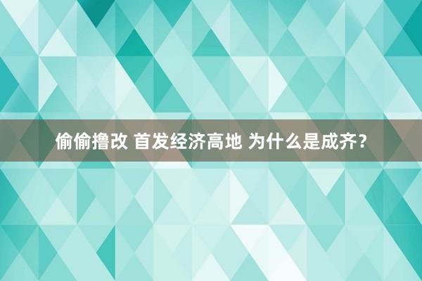 偷偷撸改 首发经济高地 为什么是成齐？