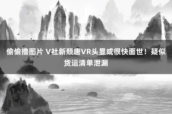 偷偷撸图片 V社新颓唐VR头显或很快面世！疑似货运清单泄漏