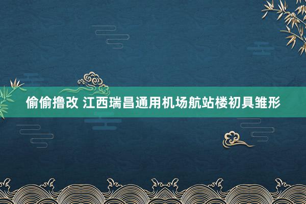 偷偷撸改 江西瑞昌通用机场航站楼初具雏形