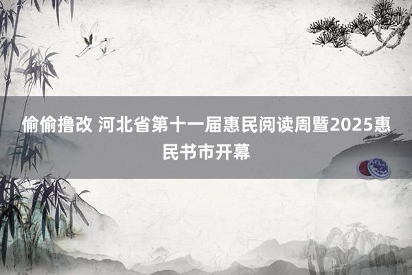 偷偷撸改 河北省第十一届惠民阅读周暨2025惠民书市开幕